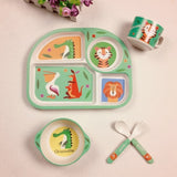 Baby Bamboo Fiber Plate Set