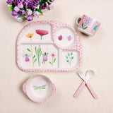 Baby Bamboo Fiber Plate Set