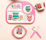 Baby Bamboo Fiber Plate Set